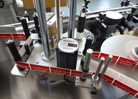 PET Plastik Cam Su Şişeleri için 40mm PLC Otomatik Yuvarlak Şişe Etiketleme Makinesi