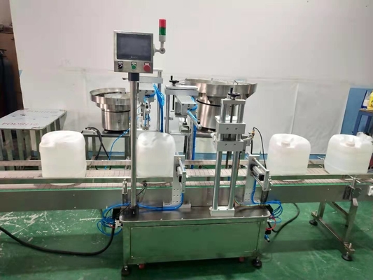 25L Şurup Şeker Fıçı Durulama Dolum için ODM Otomatik Kapatma Makinesi