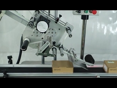 750W Flat Surface Top Bottom Labeling Machine Table Top label Applicator