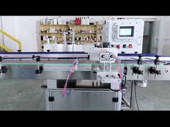 Kozmetik Kavanoz Can 300KG için Pnömatik Yuvarlak Şişe Otomatik Etiketleme Makinesi Camı