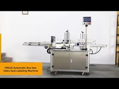 Otomatik kutu köşesi çift taraflı mühürleme etiketleme makinesi