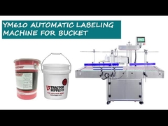 Gelişmiş Etiketleme Teknolojisi YIMU YM610 Otomatik Büyük Konteyner kova Etiketleme Makinesi